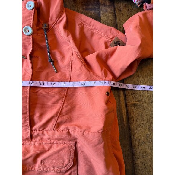 Columbia Canyon Creek Anorak Orange Windbreaker Jacket Women's Medium - Picture 7 of 10